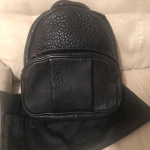 Alexander wang dumbo backpack with rose gold studs
